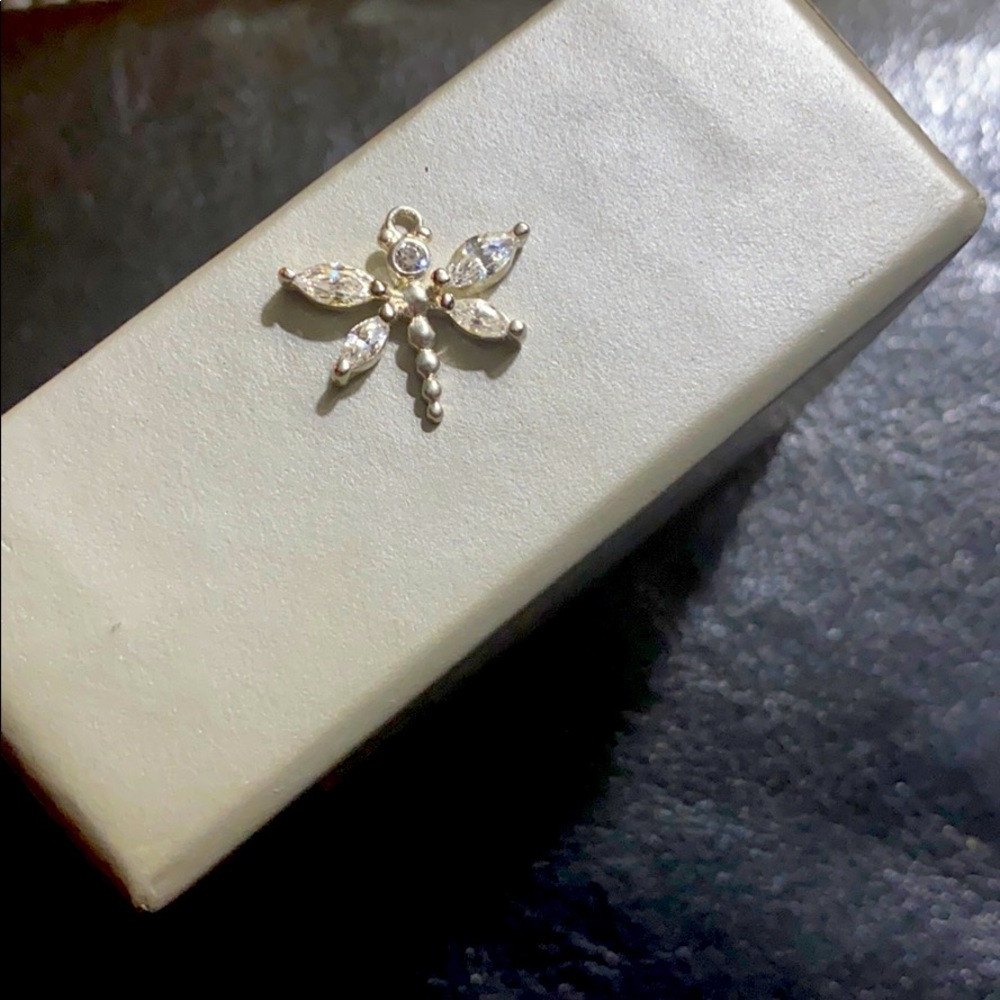 925 dragon fly pendant